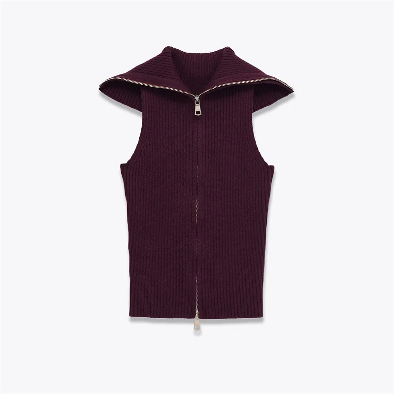 Autumn New Loose Pullover Women's Design Sense Niche Temperament Knitted Sweater