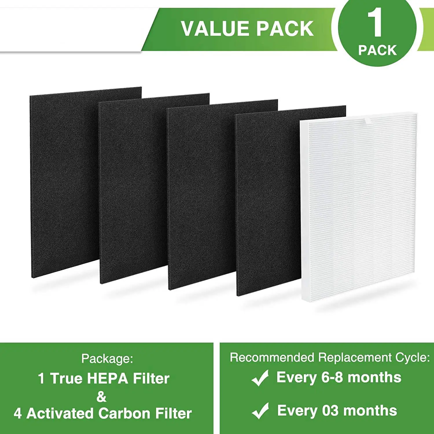 Filtre HEPA de remplacement pour supporter ficateur d'air Winix C545, remplacement pour Winix 1712, 0096, 113050, P150, B151, True