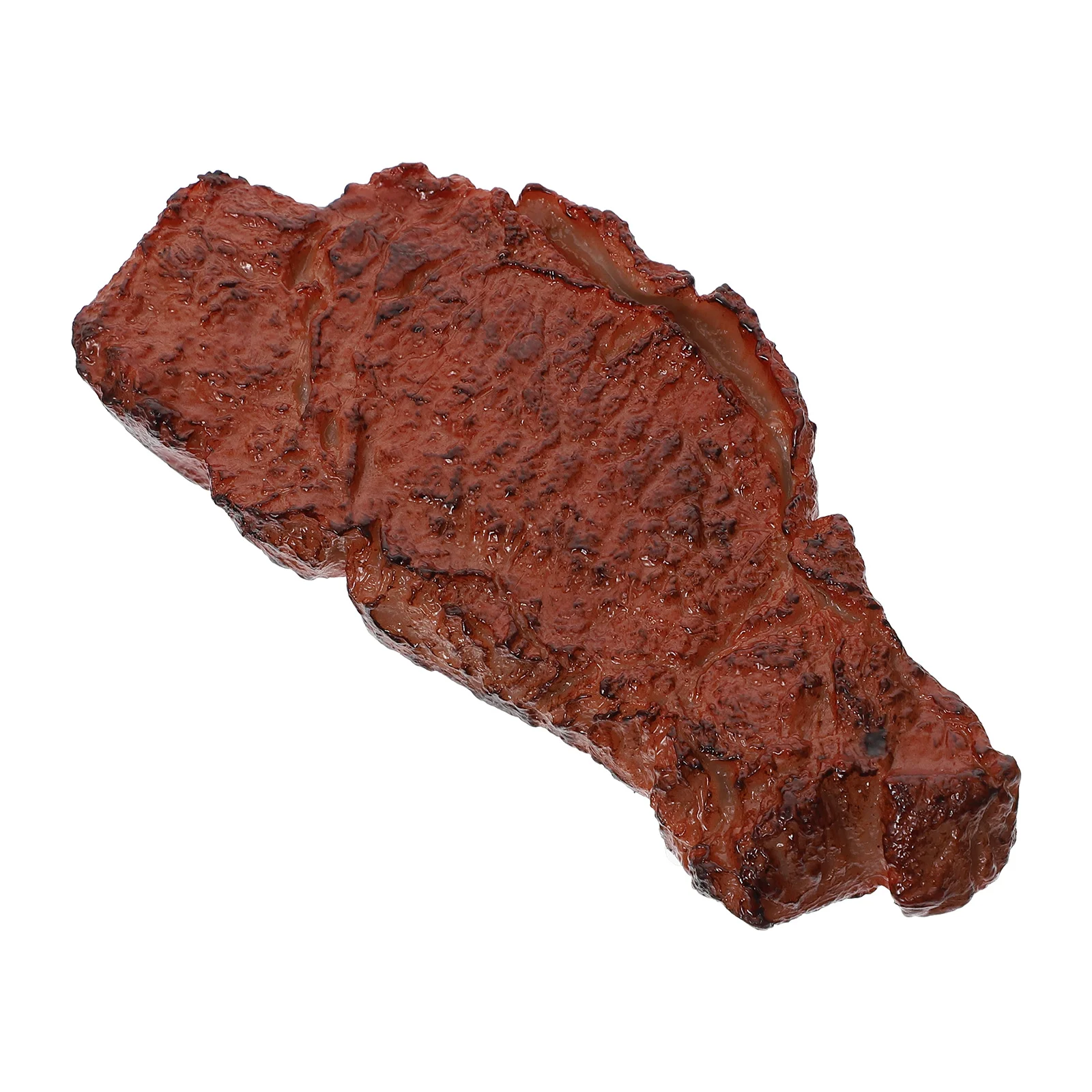 Fake Food Model Lifelike Cooked Roast Beef Toy Educational Steak Playthings Artificial Meat Brown Child