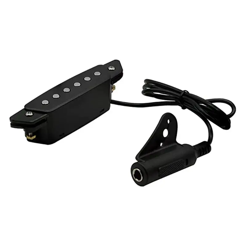 *HOPE Acoustic Guitar Pickups Guitar Pickups Tail Pin Audio Output Folk Playing Ukulele High Fidelity Passive Acoustic Pickups