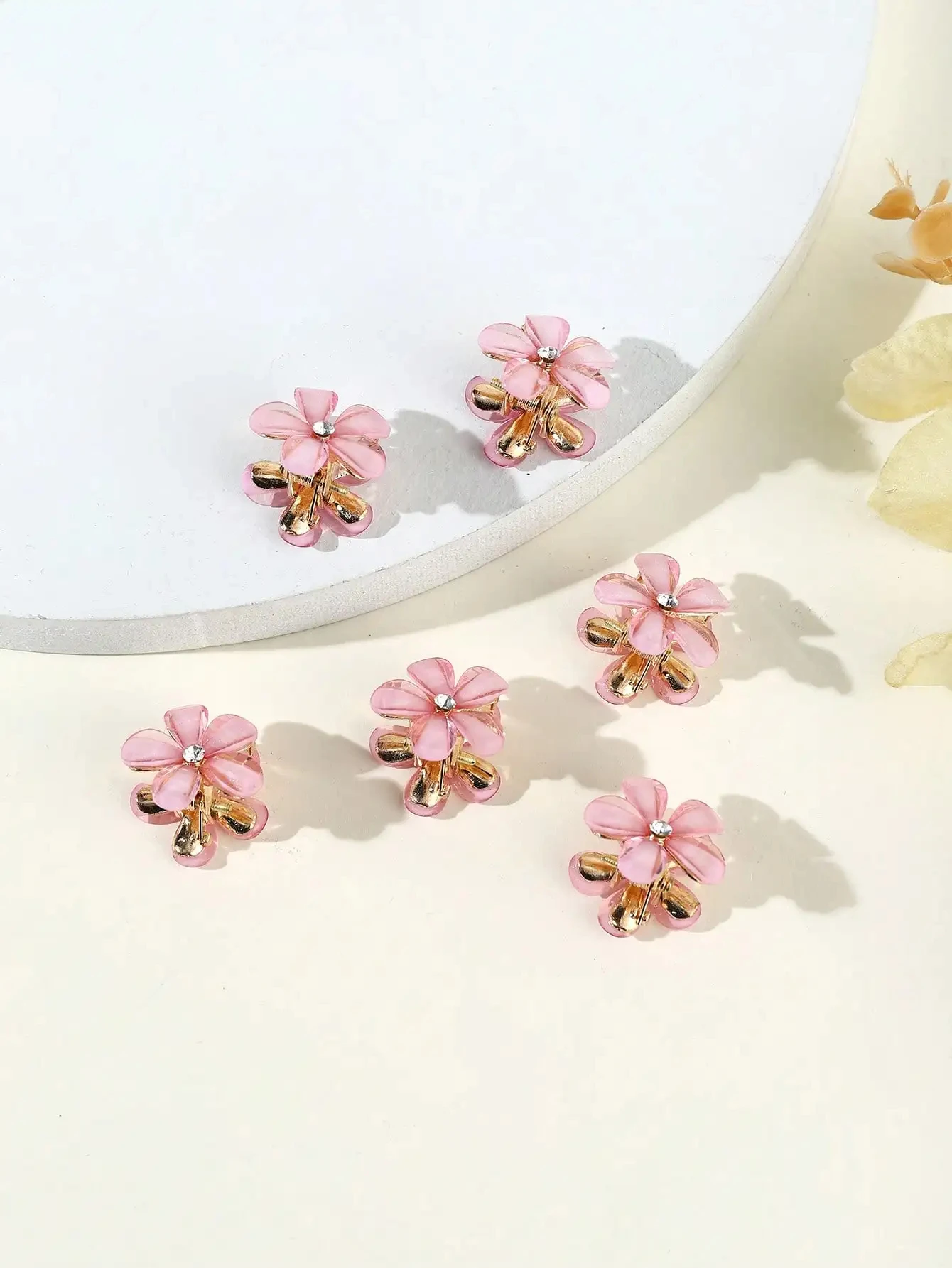 6pcs Samll Cartoon Hair Claws Children Hair Clips For Girls Flower Grab Hair Claw Clip Headwear Kids Hair Accessories