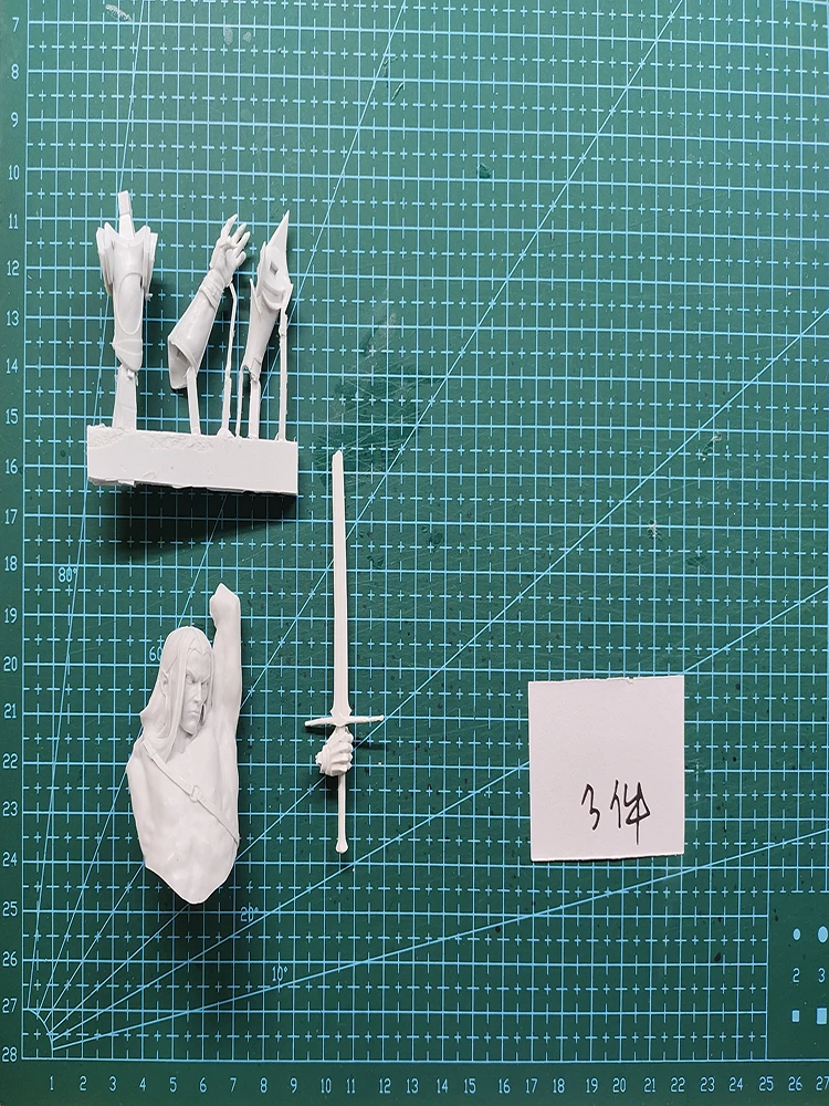 Unassambled  1/12   fantasy ancient  knight, BUST   figure  Resin figure miniature model kits Unpainted