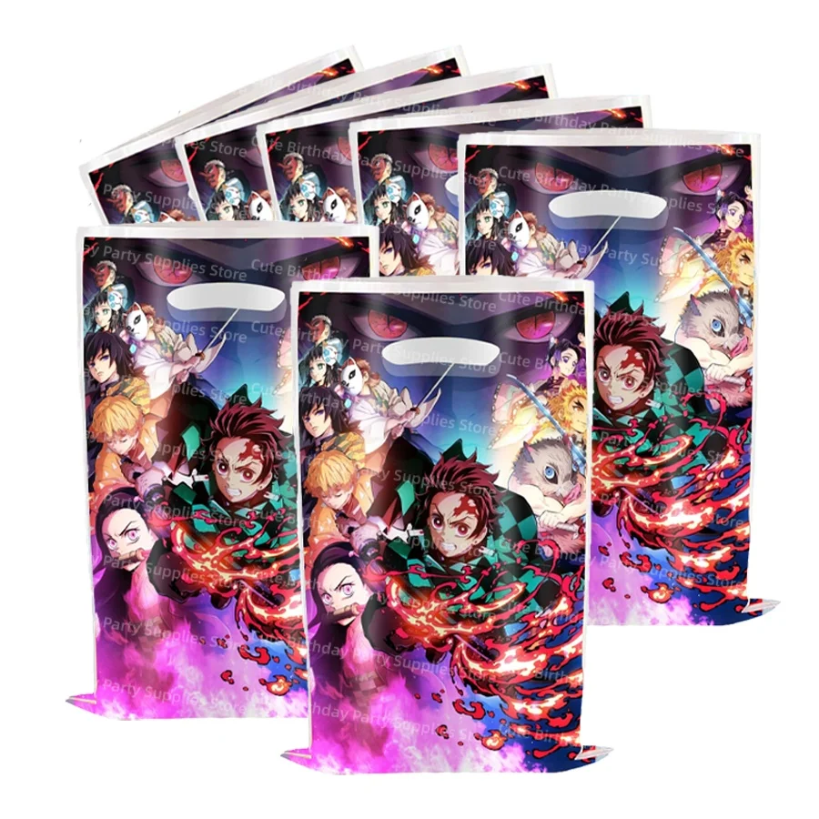 Demon Slayer Gift Bags Birthday Party Favors Candy Bags Gift Bags Party Supplies Goodie Wedding Supplies Teacher Reward Prizes