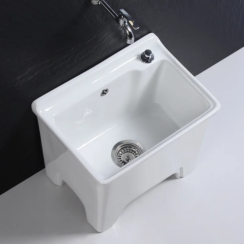 ممسحة غسيل سيراميك لحمام السباحة، شرفة حمام منزلية مربعة #2