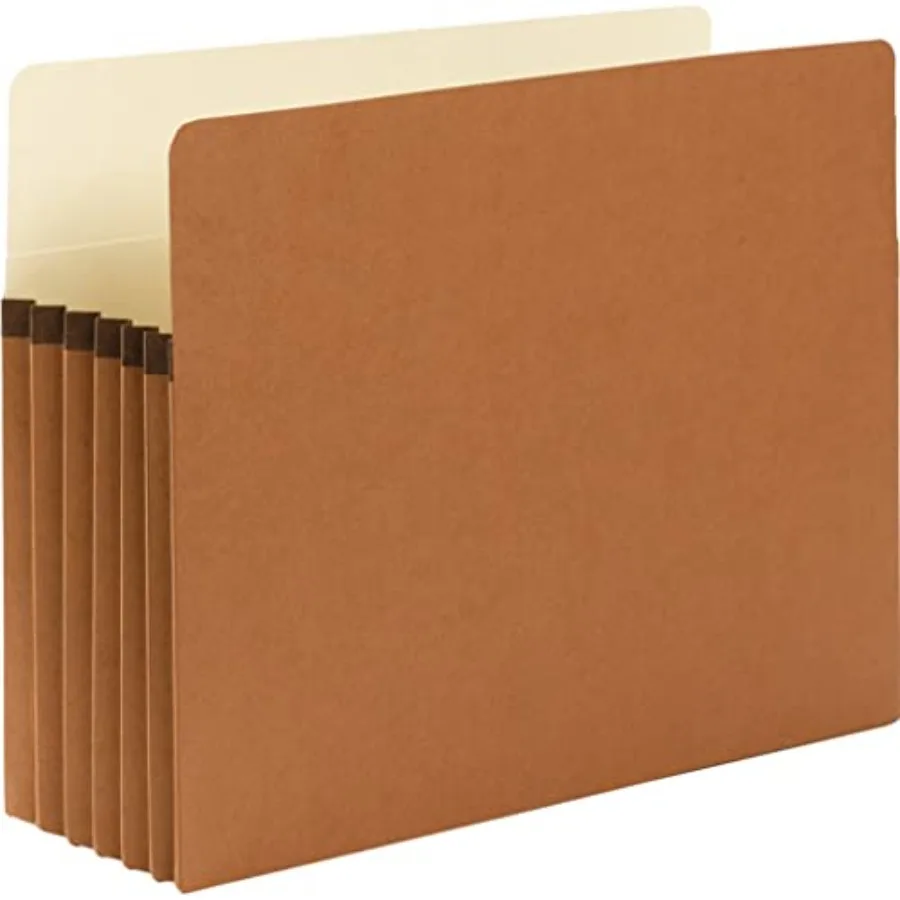 

File Pocket Straight-Cut Tab 5-1/4" Expansion Letter Size Redrope 50 per Carton 73810