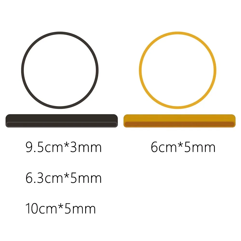 20/300 ชิ้นยางรัดอเนกประสงค์สีดำทนทานยืดแหวนยางขนาดใหญ่ขนาดใหญ่ยางหนาแถบยางยืดอุปกรณ์สำนักงาน