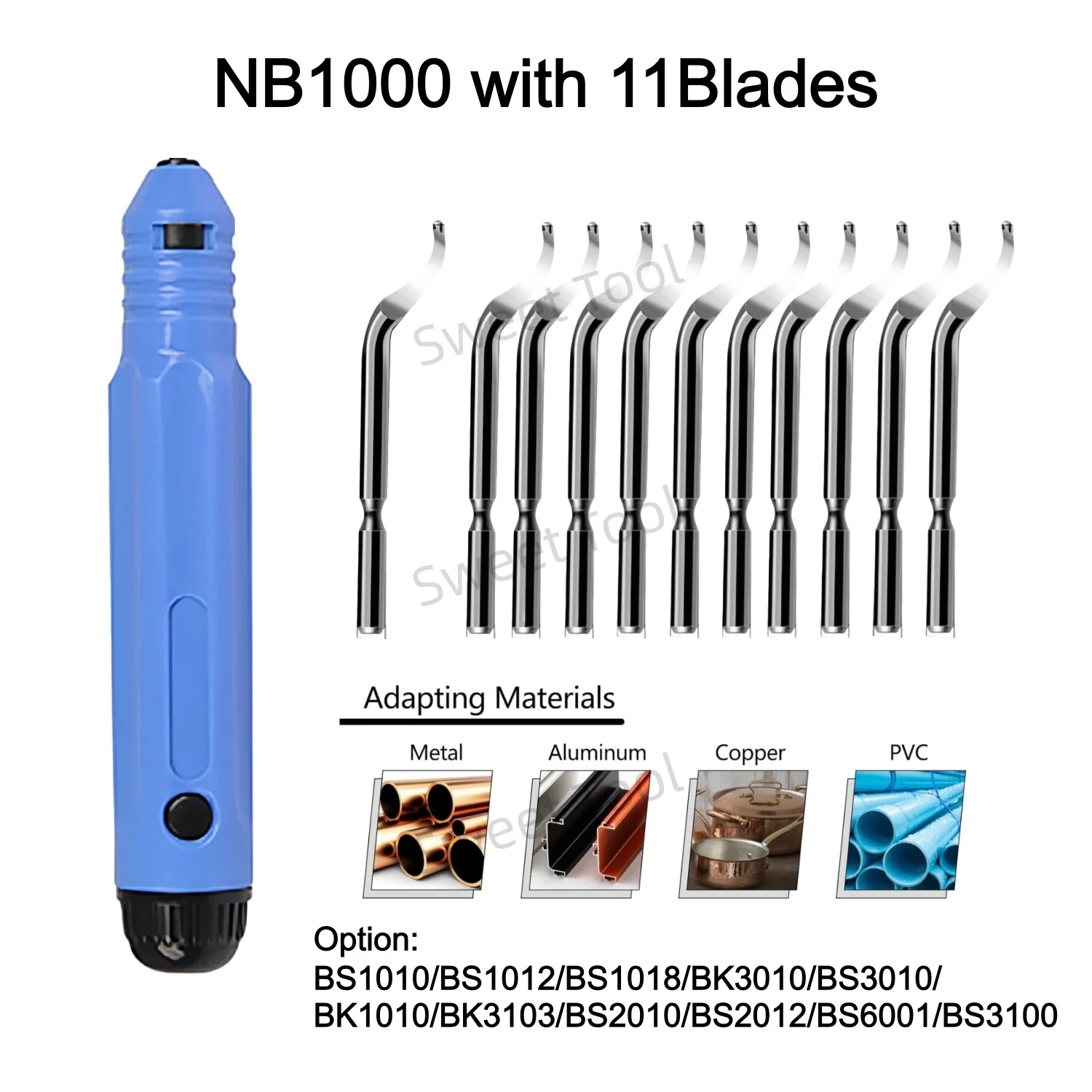 

Hand Deburring Tool Kit NB1000 with 11PCS Swivel Blades Hole Internal Chamfer Tool Removing Burr Edge Burr Remove Hand Deburring