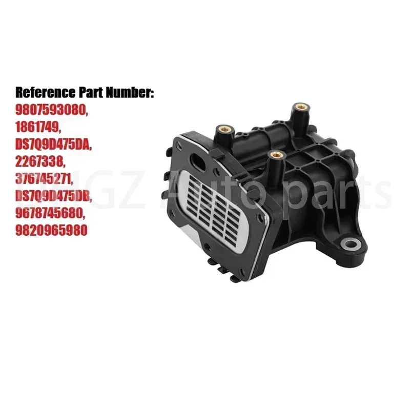 9820965980 1861749 Car Exhaust Gas Recirculation Valve For Citroen Peugeot Ford 2.0 Diesel EGR Valve Cooler Housing DS7Q9D475DA