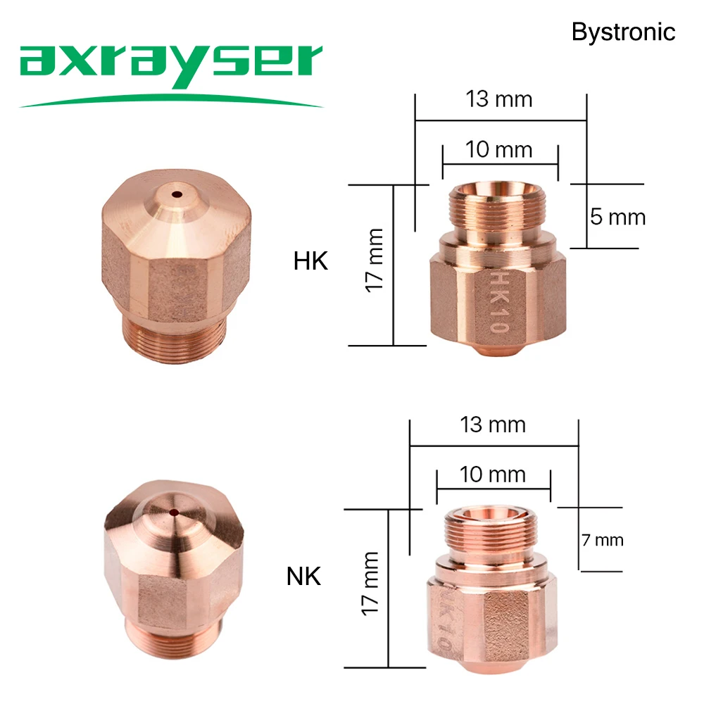 Laser Nozzles for Bystronic NK HK Series Single Double Layer