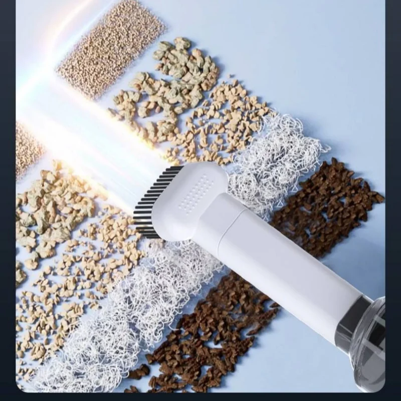 مكنسة كهربائية محمولة للسيارة، شفط قوي، شحن لاسلكي، بدون كيس، مناسبة للاستخدام المنزلي والسيارة