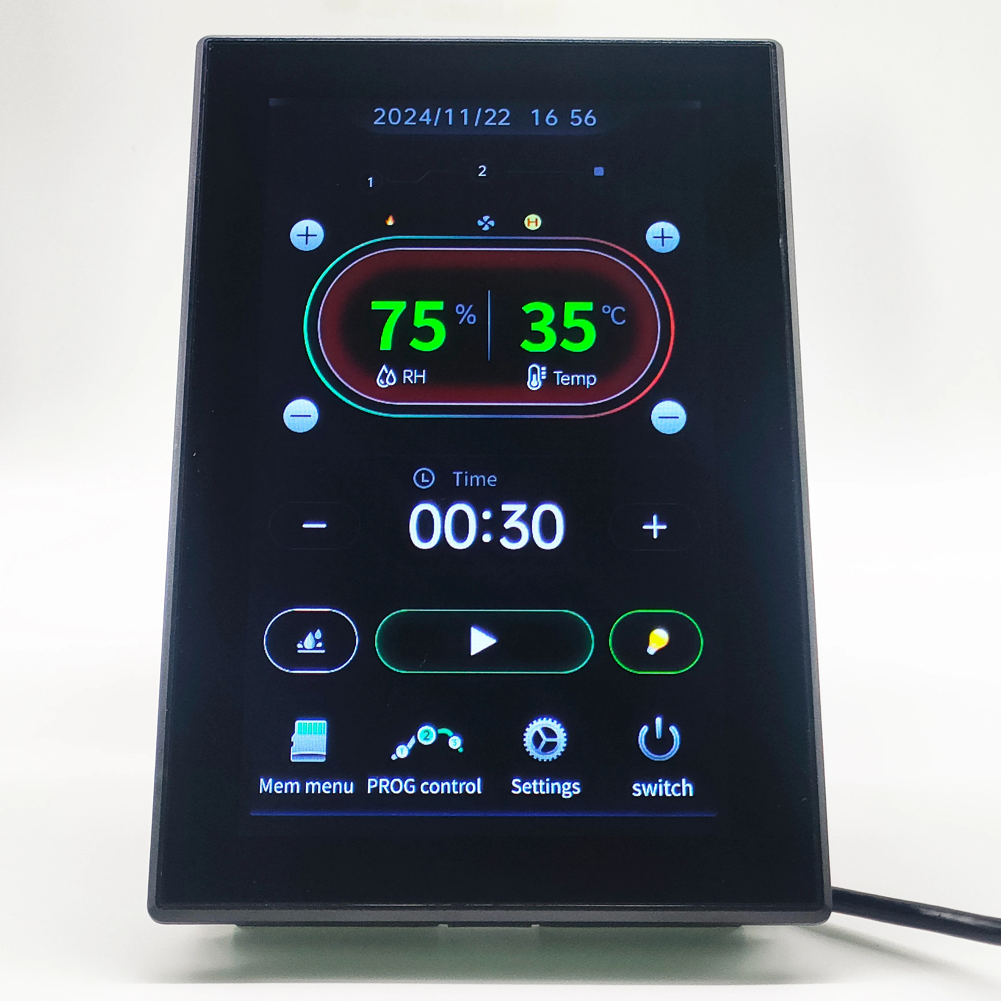 HIgh Quality Customizable 7-Inch Touch Screen with Waterproof Temperature Controller Thermostat for Proofing Box MK7L07