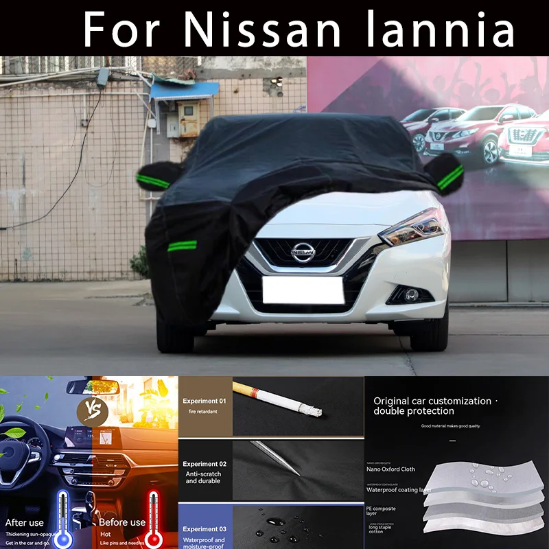 

For Nissan lannia Outdoor Protection Full Car Covers Snow Cover Sunshade Waterproof Dustproof Exterior Car accessories