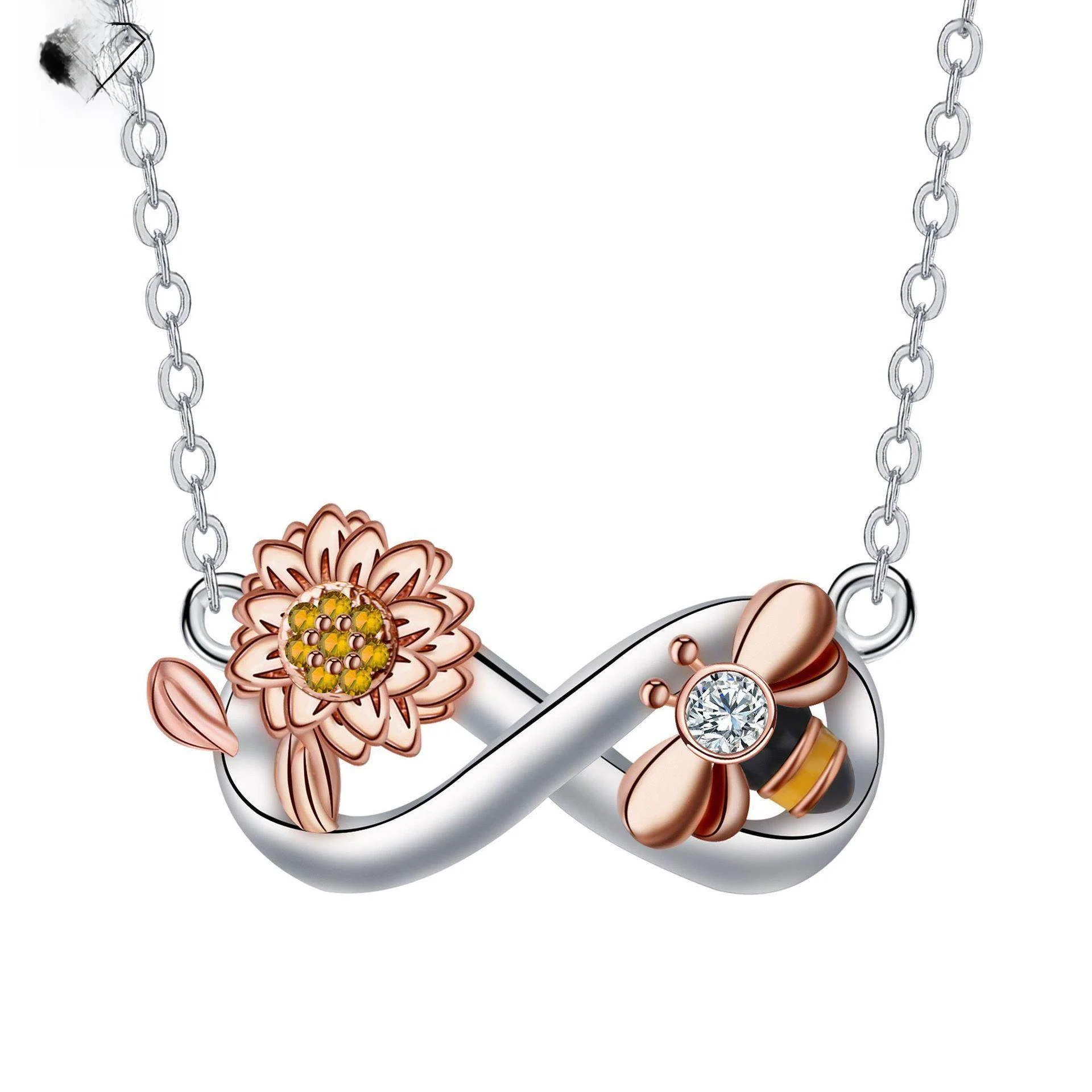 

Ожерелье Daisy с подвеской в виде мультяшной пчелы, украшение в стиле кантри, летне-осенние модные аксессуары, китайское производство