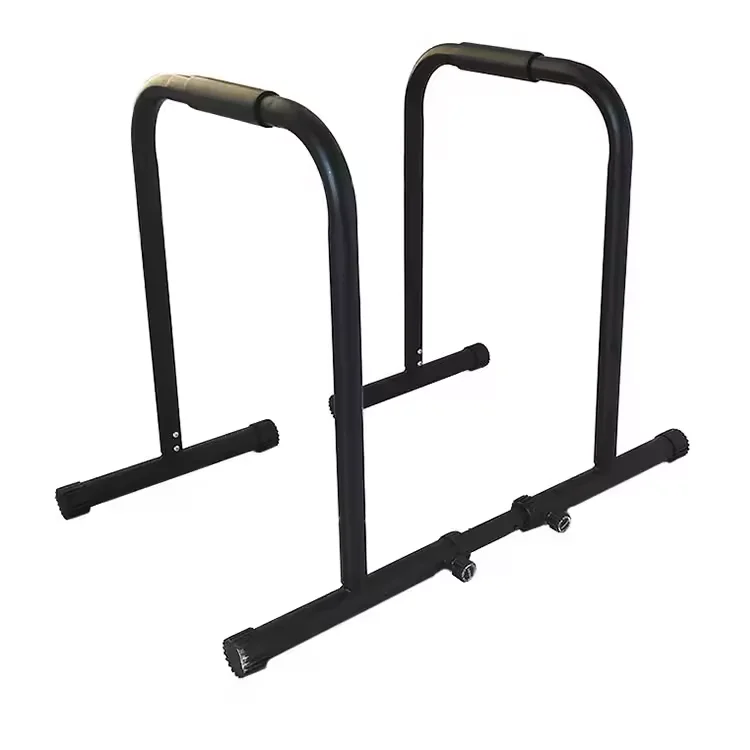 Sport Parallettes Heavy Duty Dip Stand Parallel Bar Station With Stabilizer Fitness Home Gym Equipment