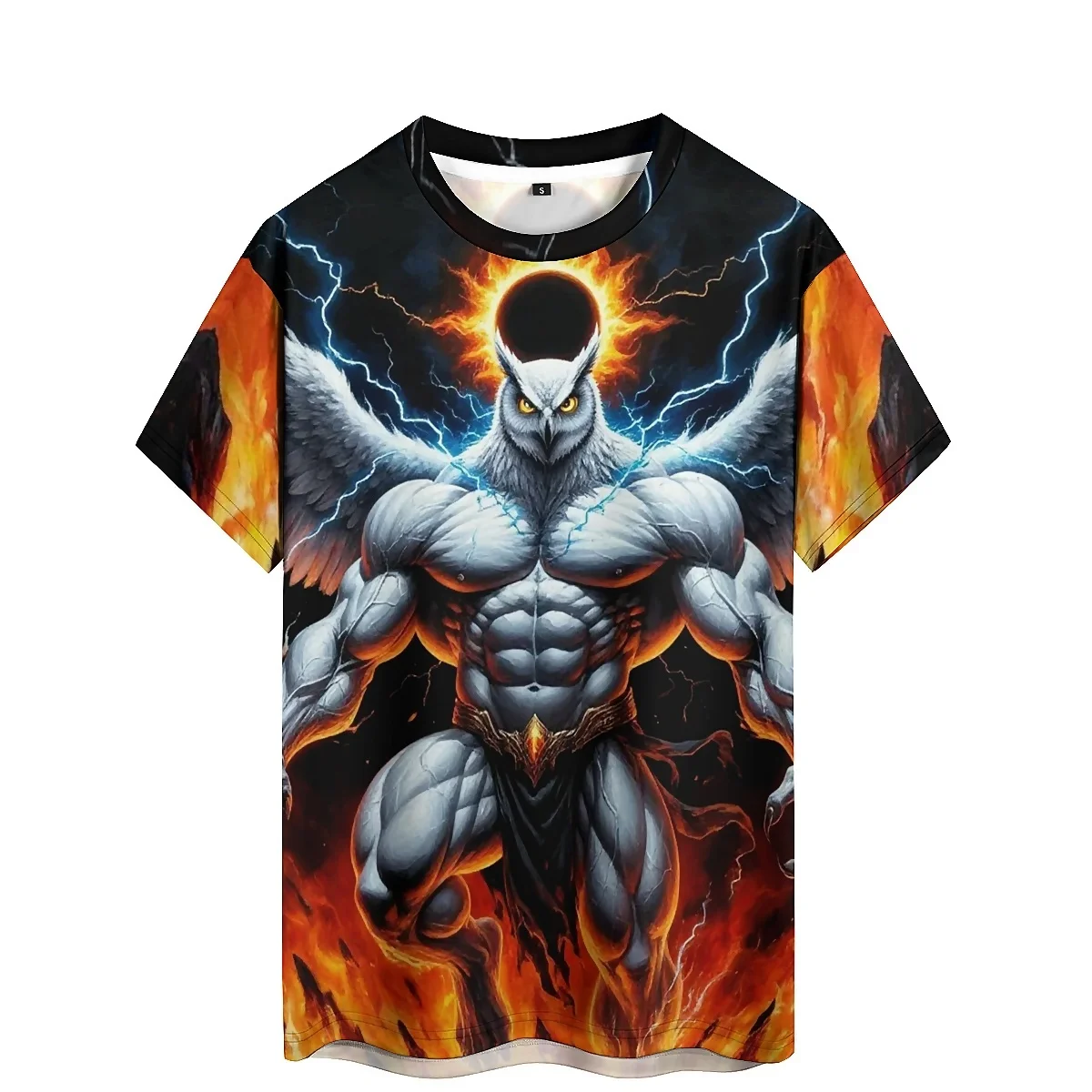 

Summer Beach Outdoor Sports Men's 3D Printed Short Sleeve T-Shirt - Loose & Smooth