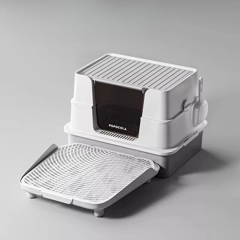 

Plastic cat Litter Box Litter Box Sandbox Hiding cat Litter Box Training Automatically Toilet Areneros Para Gatos Pet Products