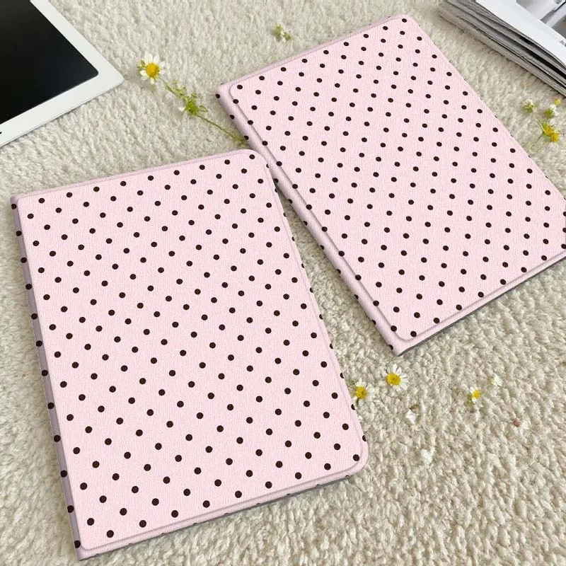 

Pink Polka Dot Pattern Case For Samsung Galaxy Tab S6 S7 S8 S9 S10 S11 FE Plus Lite Tablet