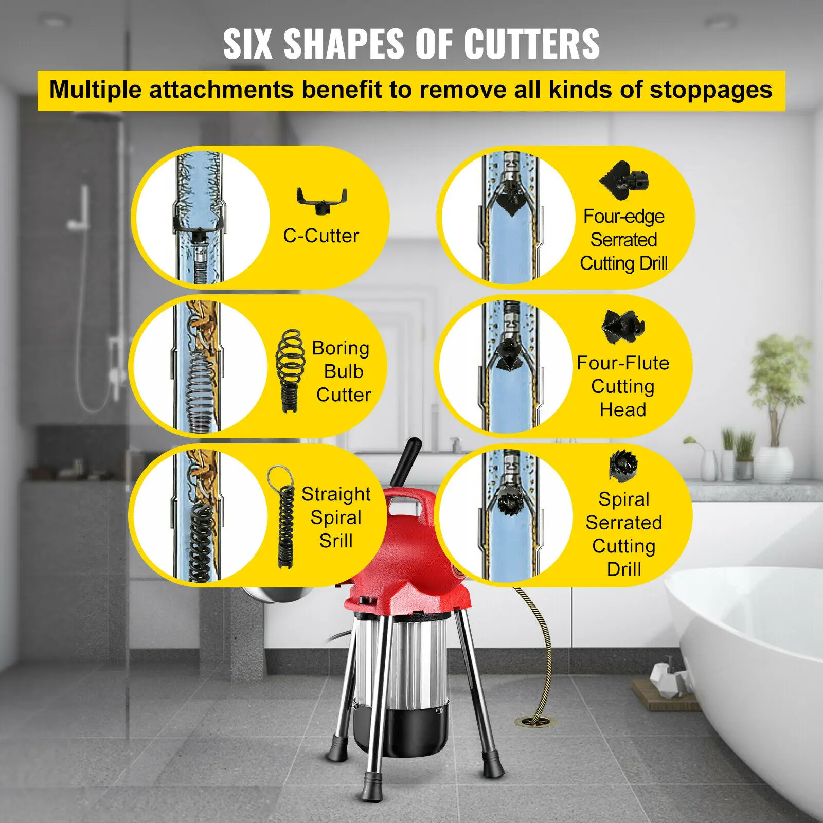 Automatic Dredge Machine Electric Pipe Dredging Sewer Tools Professional Clear Toilet Blockage Drain Cleaning Machine