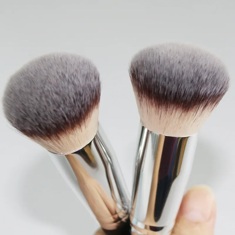 Double tête pinceau de maquillage ombre surbrillance fond de teint maquillage correcteur fond de teint crème poudre fard à joues brosse pour le visage outil de beauté