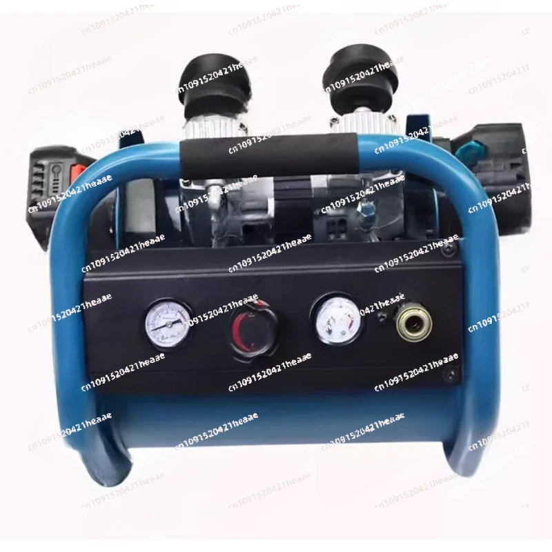 Suitable for Industrial high-power air compressor rechargeable wireless lithium battery air compressor dual barometer power tool