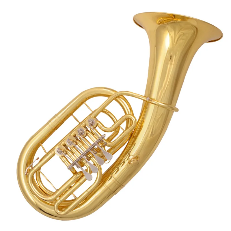 

Bass horn, four flat keys, B flat bass horn, big hug horn, brass instrument