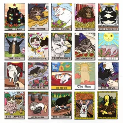 Pin Hot selling Tarot brand sad cat
