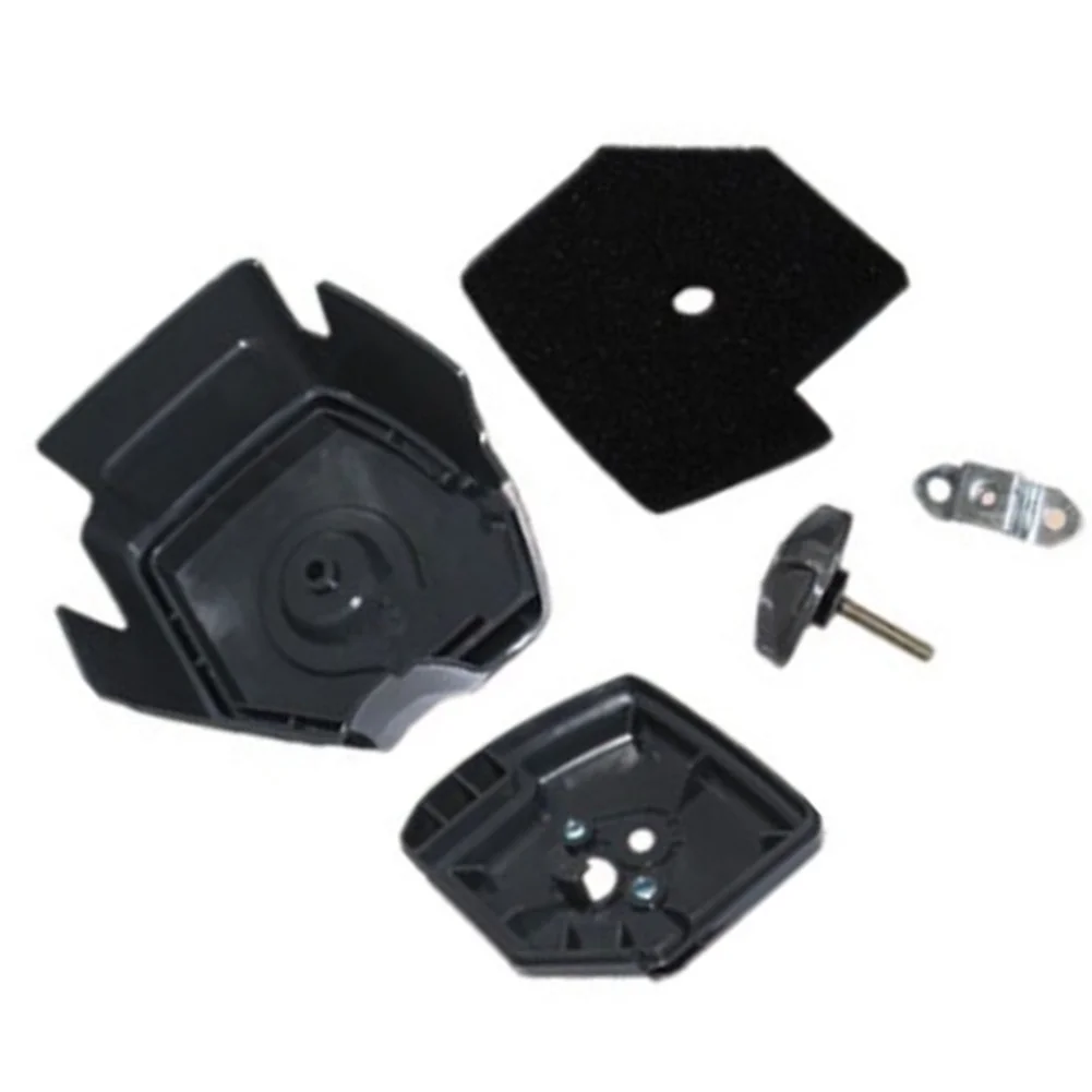 Black Air Filter Assembly For TJ53E TJ45E Lawn Ground Drill Engine Filter Bottom Plastic Replacement Accessory