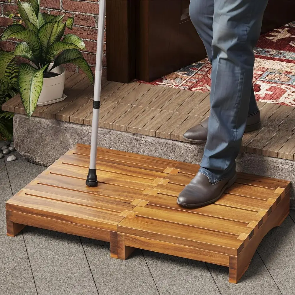 

Деревянная подставка-ступенька, высота 3,5 фута, для использования на улице и в помещении, нескользящая, подходит для использования у кровати или для помощи пожилым людям