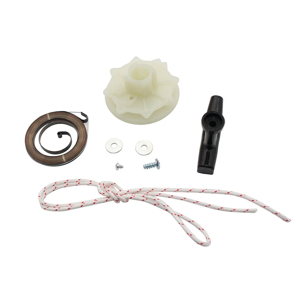 

Recoil Spring+Starter Pulley+Starter Handle+Rope Kit For McCulloch MAC CAT 338 435 440 441 442 446 Partner 350 350CCS