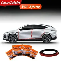 For Xpeng G6/P7i/G9 Car Door Sealing Strip Four Doors Sound Insulation Waterproof Rubber Strip Noise Reduction Auto Accessories