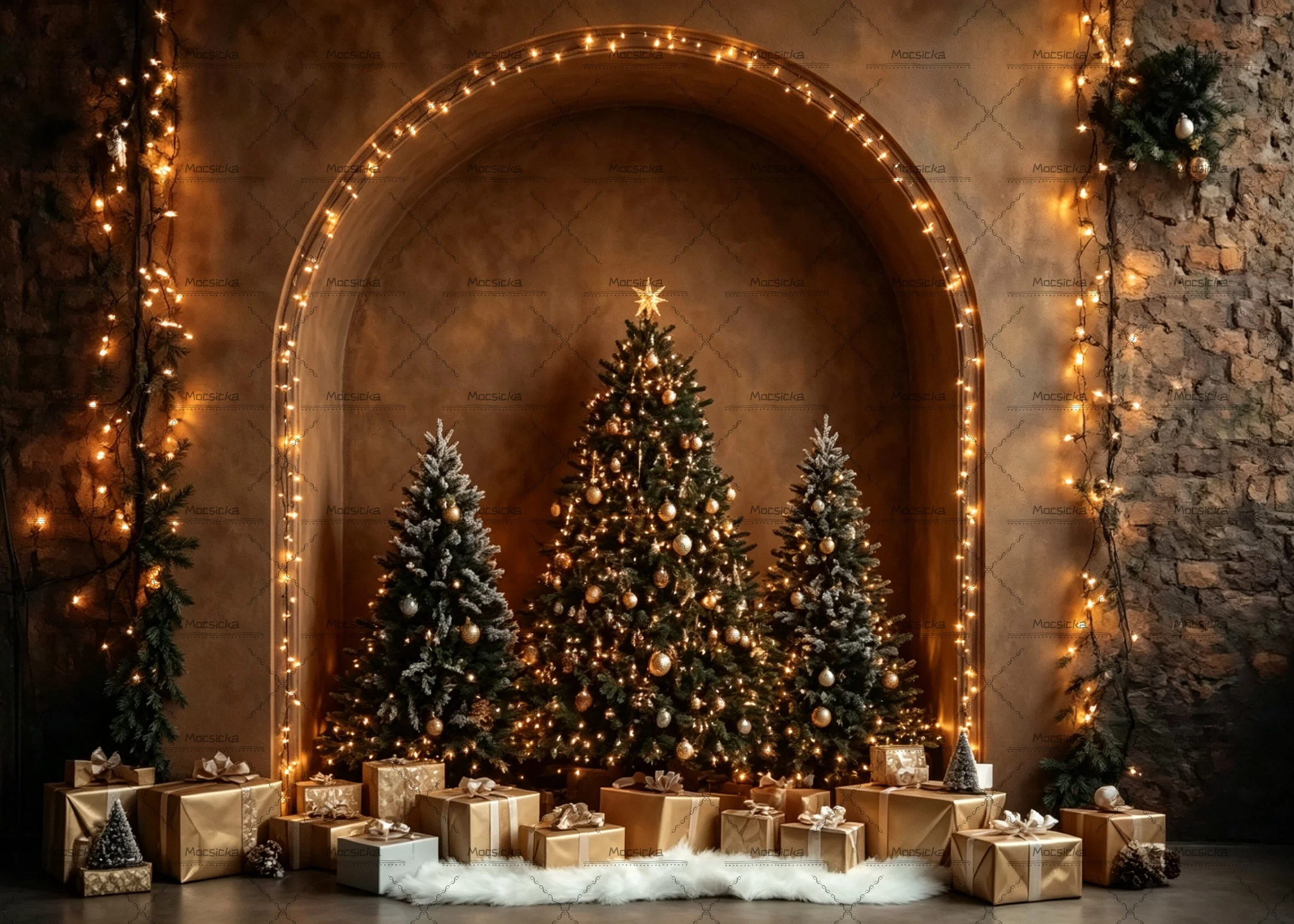 Christmas Photography Backdrop - đánh giá và giá Photography Lighting Box
