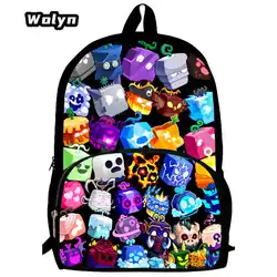 Mochila Blox 3D Fruit Prints School Backpack ,Cartoon School Bags for Boys Girls ,Light Weight and Durable Children Backpack