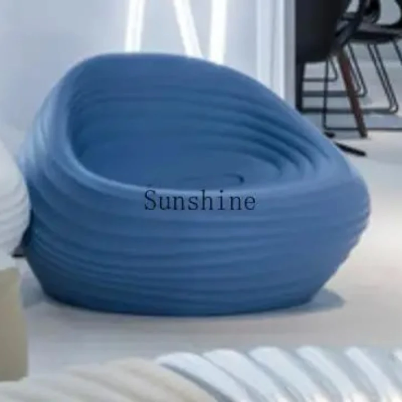 

Nordic modern creative outdoor thread art chair villa fiberglass leisure chair