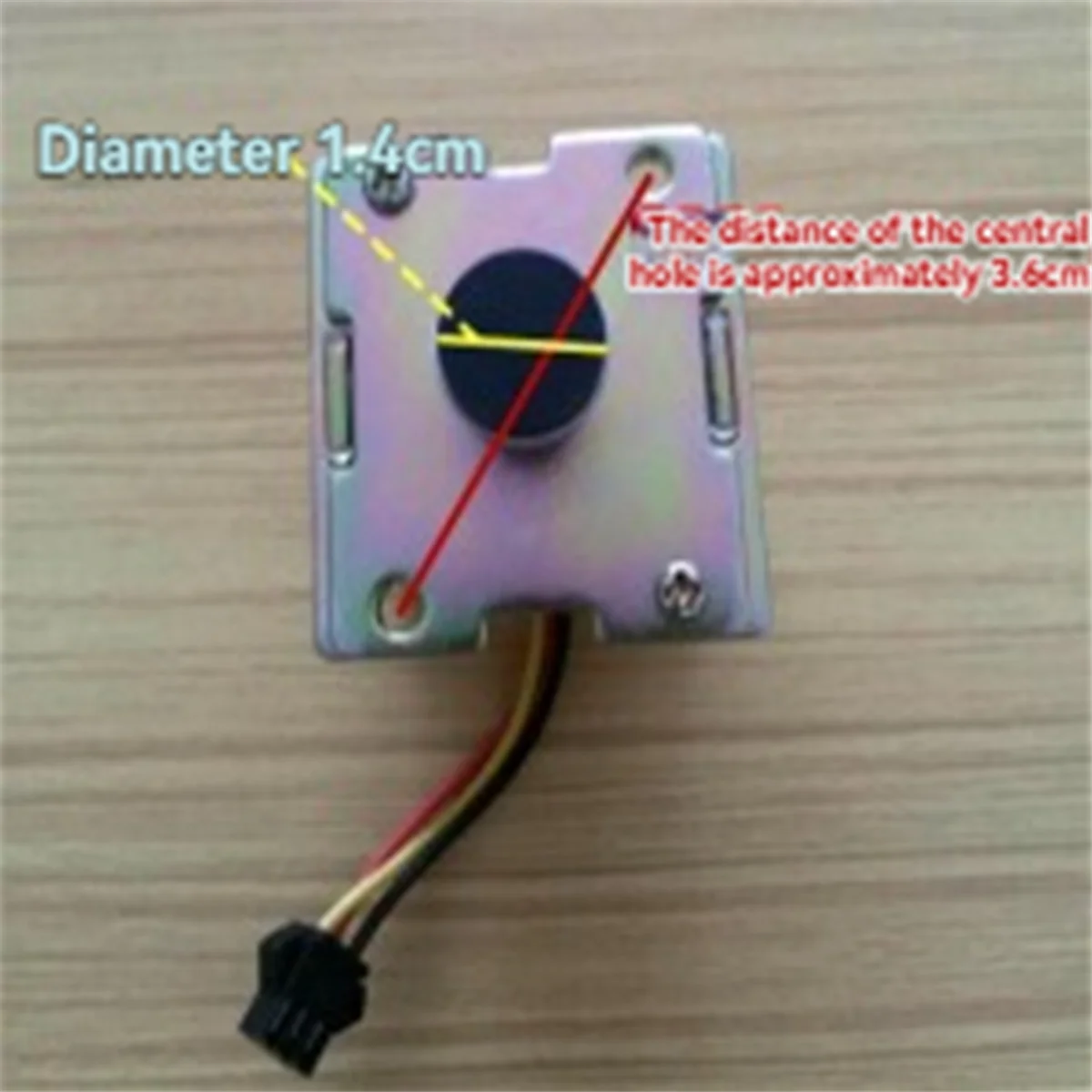 Válvula de Gas A008 ZD131-B DC 3V, calentador eléctrico, unidad de Control de columna de aire, accesorios con rosca para pieza de calefacción de agua Universal