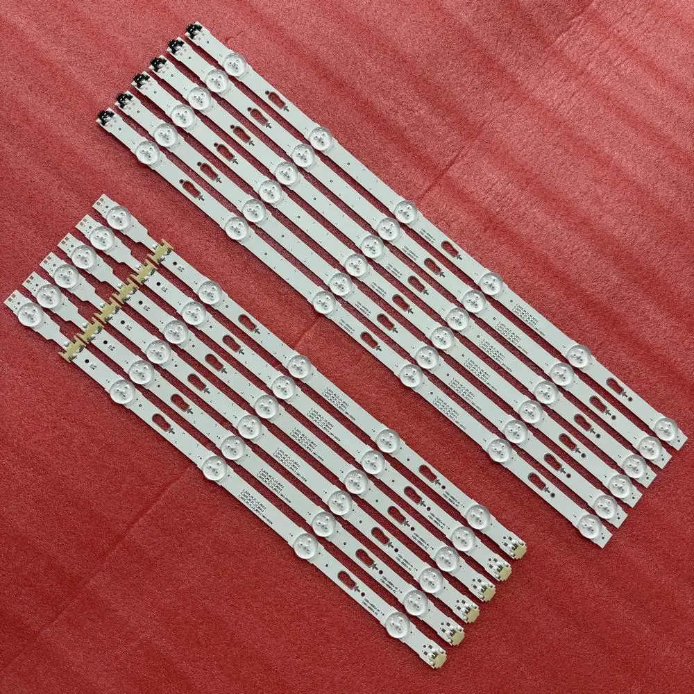 12 قطعة LED شريط إضاءة خلفي لسامسونج UE48JU6000W UE48JU6450 UE48JU6600 UE48JU6770 V5DU-480DCA-R1 480DCB LM41-00121H 00121G