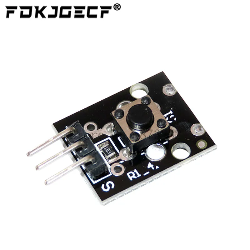 KY-004 3pin Button Key Switch Sensor Module for Arduino Diy Starter Kit 6*6*5mm 6x6x5mm KY004