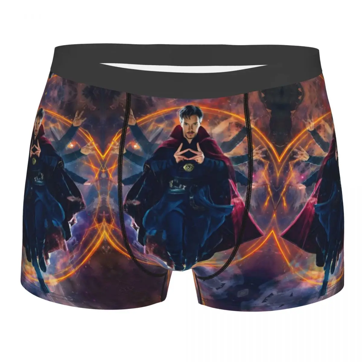 Iron Man Marvel Animation Iron Man Underpants Homme Panties Male Underwear Print Shorts Boxer Briefs