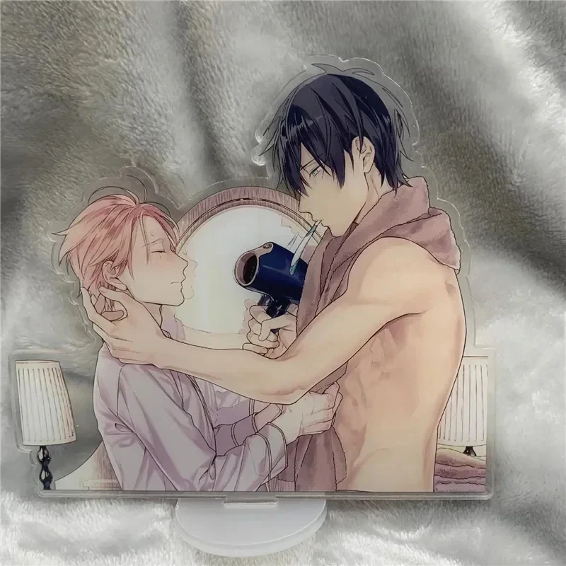 Anime 10 Ten Count Shirotani Kurose Yaoi Rihito Takarai Yaoi BL Couples Stand Figure Model Display Desk Decoration Accessories