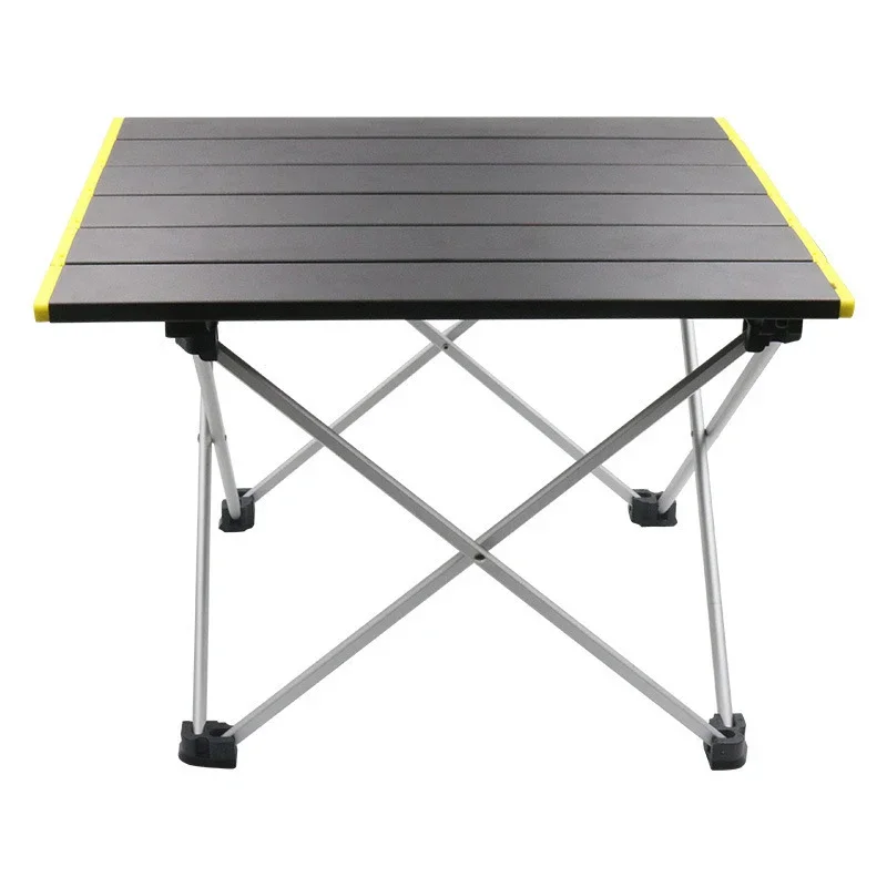 High Strength Aluminum Alloy Portable Ultralight Folding Camping Table Foldable Outdoor Dinner Desk For Family Party Picnic BBQ