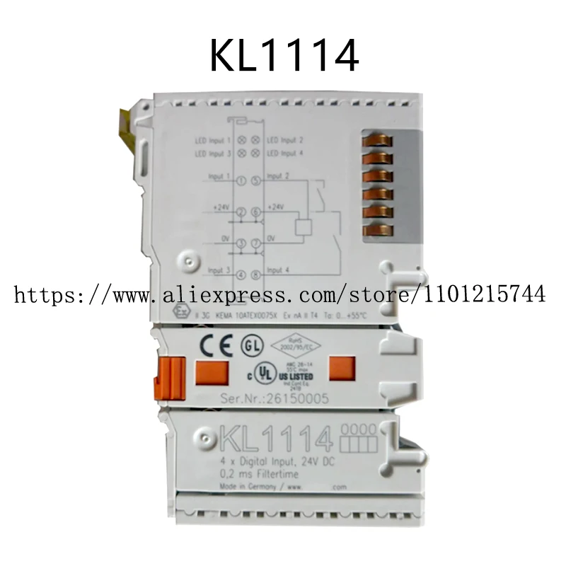 New Original PLC Controller KL1712 KL1114 KL1404  Moudle  One Year Warranty