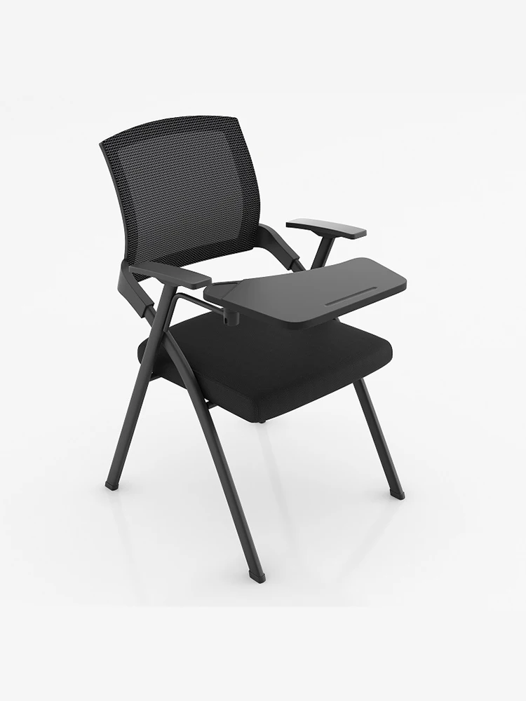 Folding training chair with table board meeting chair with writing board table and chair integrated meeting room meeting chair