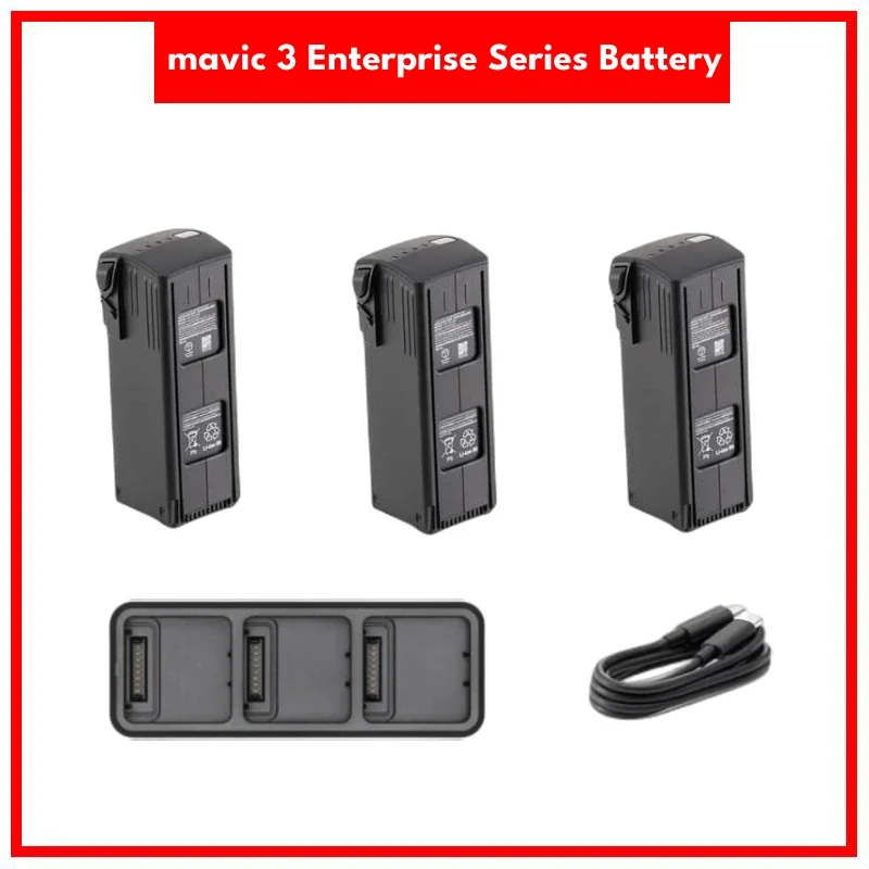 

Compatible 3 Enterprise Series Battery Kit Includes Three Batteries and One 100W Charging Hub