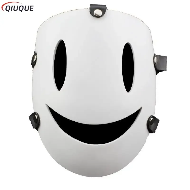 Anime Hoogbouw Invasie Sluipschutter Masker Cosplay Kostuum Tenkuu Shinpan Mannen Uniform Riem Maskers Halloween Feestkostuums