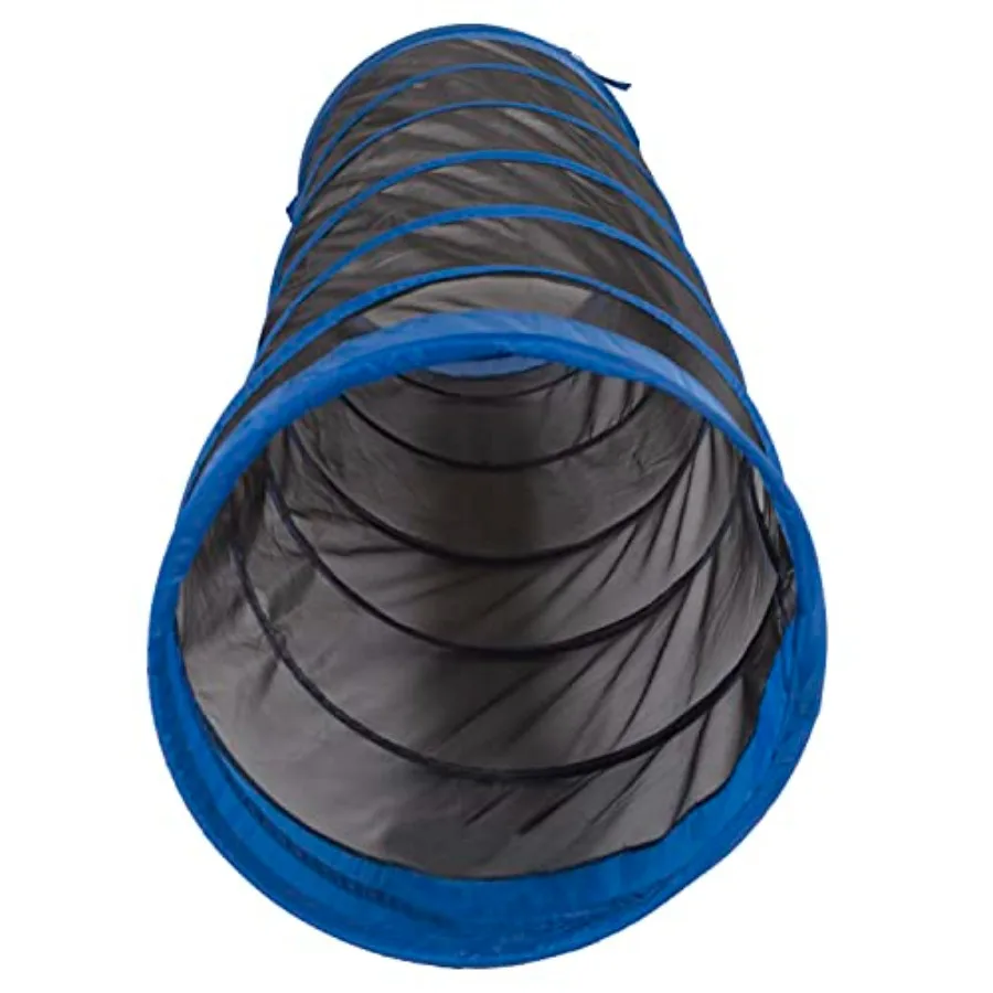نفق لعب الزحف للأطفال The Fun Tube بطول 6 أقدام، بقطر 6 × 19 بوصة، أزرق/أسود