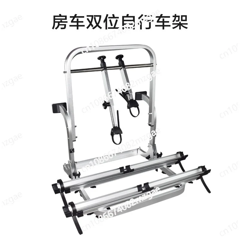

Bicycle frame for RV, rear double-position folding bicycle frame, rear single frame.