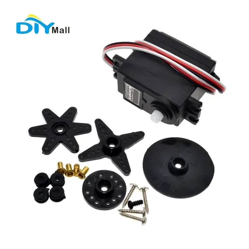 

S3003 6kg Torque Digital Servo Motor 180/270/360 Degree 4.8V-6V 25T Spline for RC Car Plane Boat Helicopter Robot Racing