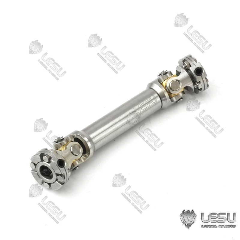 1/14 RC LESU Metal Flange 51-63MM CVD Drive Shaft for TAMIYA Remote Control Tractor Truck Scania Dumper Benz VOLVO Vehicle Toys