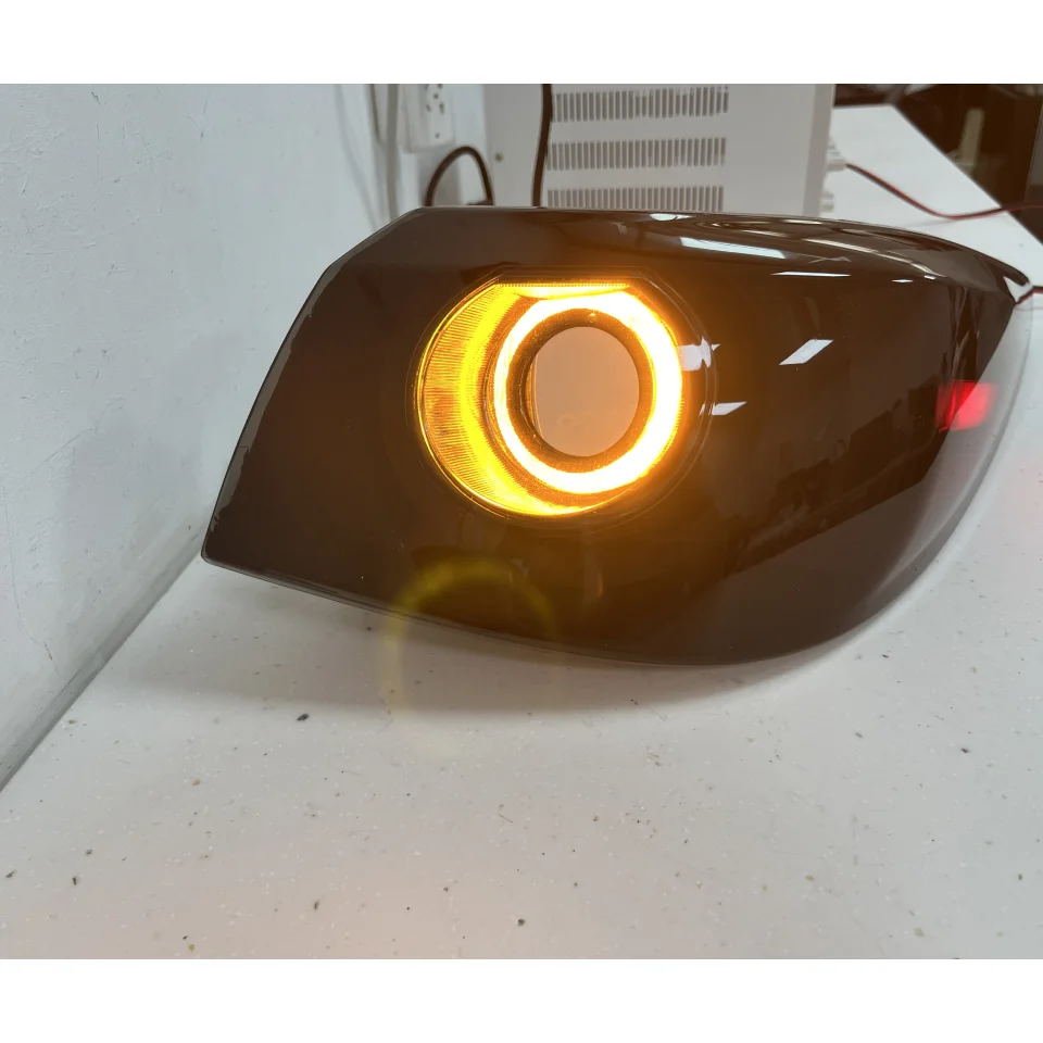 Fotografia 5: Luz Traseira LED Vermelha Fumê Nova Chegada Para INFINITI Q50 V2 Deep-set 2014-2017 2018+