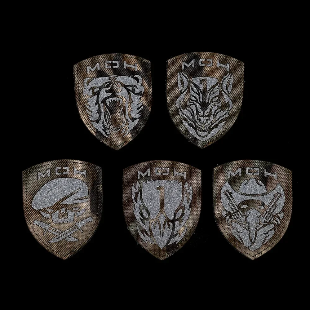 Infrared Reflective  MEDAL OF HONOR MOH  Patches Tactical Embroidered Patch Airsoft Special Force Army Badges  for Clothing