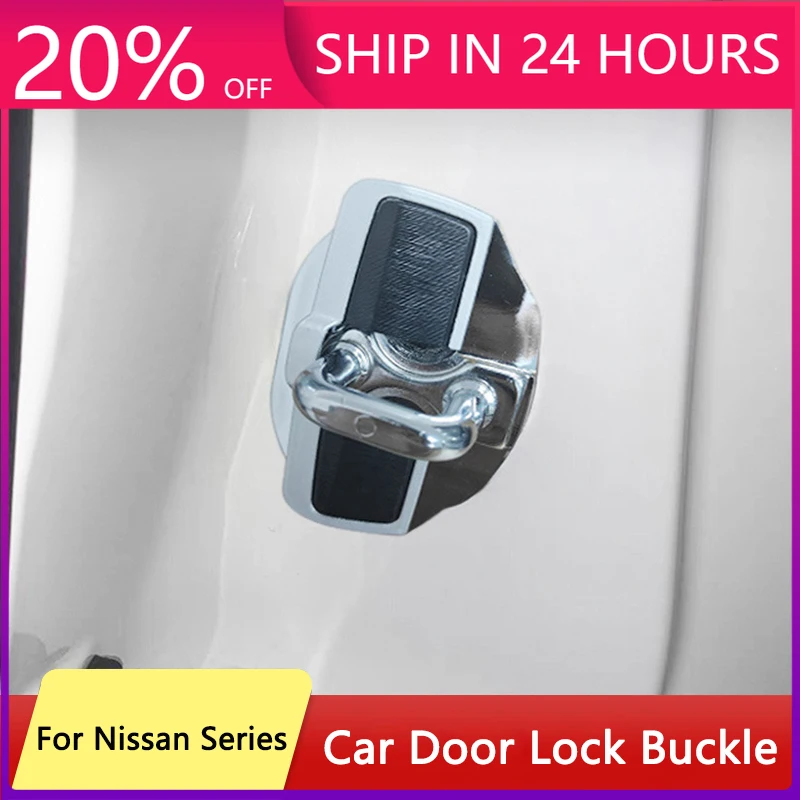 NEW Door Lock Buckle Upgraded Stabilizer Eliminate Abnormal Noise Gap Zinc ABS For Nissan Series Kicks X-Trail E12 E13 C27 C28